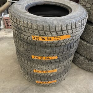 (4) Winter Tires 235 75 R16